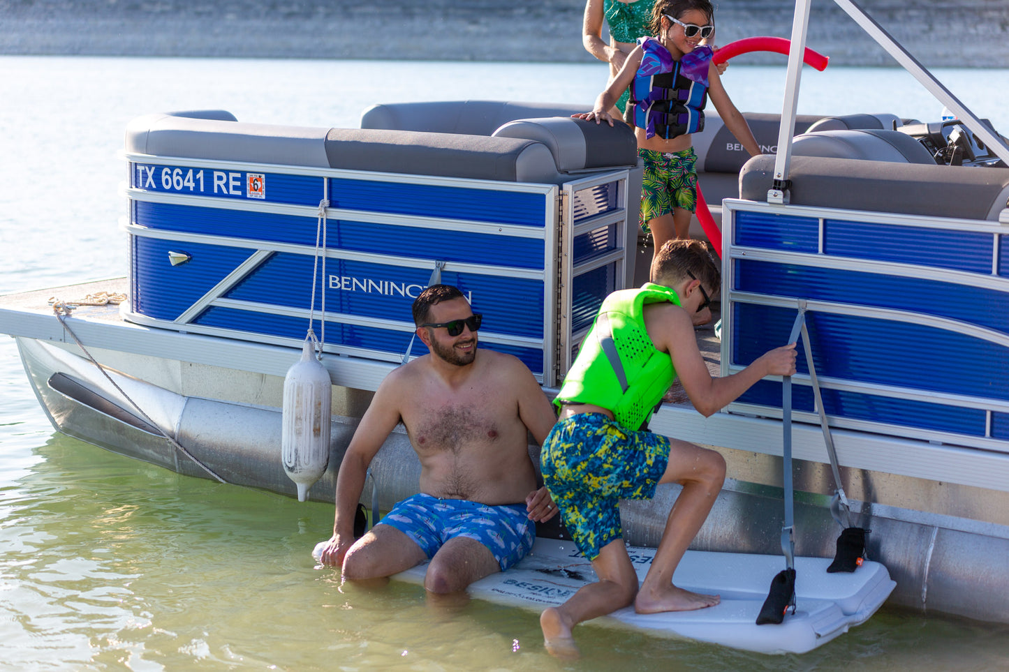 Inflatable Swim Deck for Boats - In STOCK